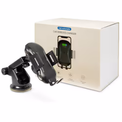 Inter-Tech MTH-100, Telefono cellulare/smartphone, Supporto attivo, Auto, Nero