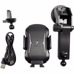Inter-Tech MTH-100 Supporto attivo Telefono cellulare/smartphone Nero