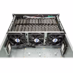 Inter-Tech 4F28 Supporto Nero, Argento - Vista aggiuntiva 7