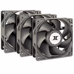 Inter-Tech 88887368, Ventilatore, 12 cm, Nero
