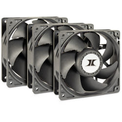 Inter-Tech 88887368 sistema di raffreddamento per computer Case per computer Ventilatore 12 cm Nero 3 pz