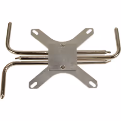 Inter-Tech IP-3 Processore Dissipatore di calore/Radiatore Rame, Argento 1 pz
