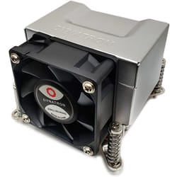 Inter-Tech Q-5 Processore Dissipatore di calore/Radiatore 6 cm Nero, Argento 1 pz
