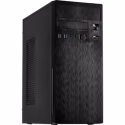 Inter-Tech IT-2812 Business, Midi Tower, PC, Nero, ATX, micro ATX, Mini-ITX, Casa/ufficio, 14 cm