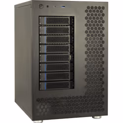 Inter-Tech NAS-8, Custodia per Disco Rigido (HDD), 2.5/3.5", PCI Express, 12 Gbit/s, Hot-swap, Nero