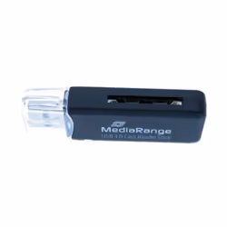 MediaRange MRCS507, MMC, SD, SDHC, SDXC, Nero, 5000 Mbit/s, Plastica, USB 3.2 Gen 1 (3.1 Gen 1), USB