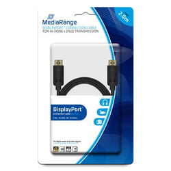 MediaRange MRCS159 cavo DisplayPort 2 m Nero