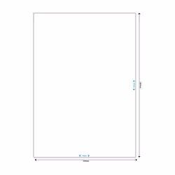 MediaRange MRINK140 etichetta autoadesiva Permanente Bianco 50 pz
