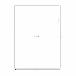 MediaRange MRINK141 etichetta autoadesiva Permanente Bianco 100 pz