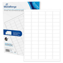 MediaRange MRINK151 etichetta autoadesiva Permanente Bianco 3250 pz