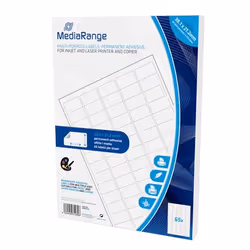 MediaRange MRINK151 etichetta autoadesiva Permanente Bianco 3250 pz