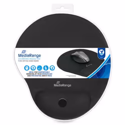 MediaRange MROS250 tappetino per mouse Nero - Vista aggiuntiva 2