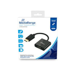MediaRange MRCS175 cavo e adattatore video 0,15 m HDMI tipo A (Standard) DisplayPort Nero
