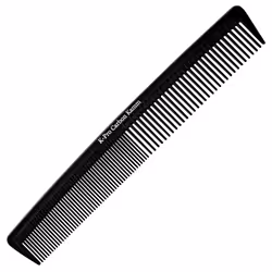 K Pro pettine carbonio antistatico uomo donna barba capelli professionale parrucchiere 17 cm nero