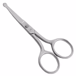 Rifinitore professionale per peli del naso 9 cm, taglio dritto.
