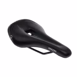 Ergon SM E-Mountain Sport, Seduta per bicicletta, Corsa su strada, Uomo, Nero, Monocromatico, Nylon