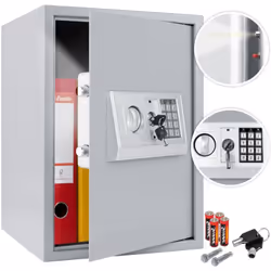 Cassaforte Dual di grandi dimensioni con serratura a combinazione elettronica e chiave di sicurezza. KESSER la SICUREZZA di a ...