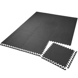 TecTake 402255 tappetino da yoga Nero