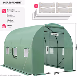 TecTake 402264 serra residenziale - Vista aggiuntiva 6