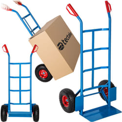 Tectake - Carrello portapacchi con pneumatici - carrello portautensili, carrello portatutto, carrello pacchi