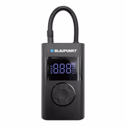 Blaupunkt TPM 124, Bicicletta, Auto, Gonfiabili, 10 bar, Nero, 3 - 150 psi, USB tipo-C, 80 dB