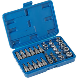 Tectake - Set di chiavi a bussola da 34 pz. - chiavi a bussola, set chiavi a bussola