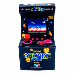 Mad Monkey RETRO MINI ARCADE MACHINE, Qualsiasi tipo, Multicolore, Batteria, 85 mm, 85 mm, 145 mm