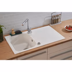 Lavelli da incasso in Cristalite Granite Orlando - respekta di Schock Resistenti al calore, adatti agli alimenti, resistenti  ...