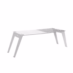FENNEK 4FIRE, Grill, Carbone + legna da ardere, Griglia, Acciaio inox, Rettangolare, Acciaio inox