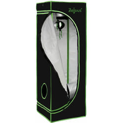Zelsius - Tenda di coltivazione 120 x 60 x 180 cm nero/verde Coltivazione di piante da interno