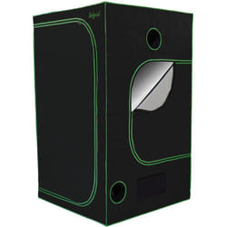 Zelsius - Tenda di coltivazione 140 x 140 x 200 cm nero/verde Coltivazione di piante da interno