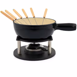 BBQ-Toro set fonduta in ghisa, 9 pezzi, per 6 persone | 2 L | smaltato Il set fonduta in ghisa di BBQ-Toro è l’ideale per tra ...