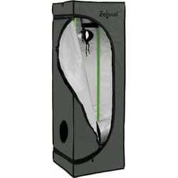 Zelsius - Grow Tent 40 x 40 x 160 cm grigio/nero Coltivazione piante indoor