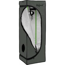 Zelsius - Grow Tent 60 x 60 x 180 cm grigio/nero Coltivazione piante indoor
