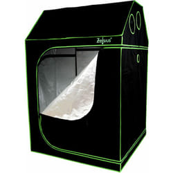 Zelsius - Grow Tent 120 x 120 x 180 cm nero/verde Coltivazione di piante da interno