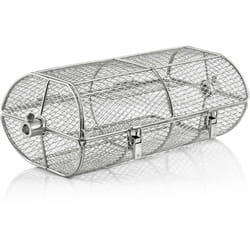 BBQ-Toro Cestello per griglia in acciaio inox per spiedo girevole 42,5 x 21 x 16 cm