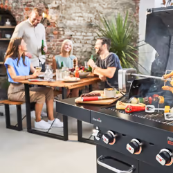 Char-Broil Professional CORE B 3 Grill Carrello Gas Nero, Acciaio inox 11540 W - Vista aggiuntiva 6