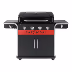 Char-Broil Gas2Coal 2.0 4B, Grill, Carbone + gas naturale, 15200 W, MADE2MATCH, Carrello, Griglia