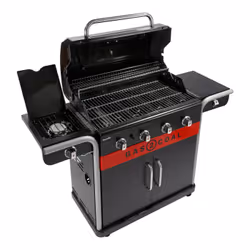 Char-Broil Gas2Coal 2.0 4B Grill Carrello Carbone + gas naturale Nero, Acciaio inox, Rosso - Vista aggiuntiva 4