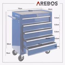 Arebos 4260551583285 armadio di stoccaggio industriale - Vista aggiuntiva 7