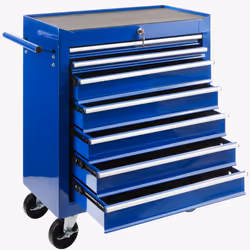 Arebos 4260551583315 carrello di servizio Blu - Vista aggiuntiva 7