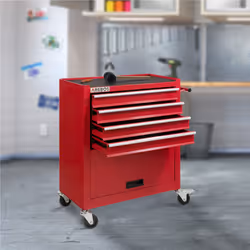 Arebos 4260551586798 carrello di servizio Rosso - Vista aggiuntiva 6
