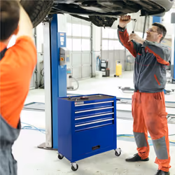 Arebos 4260551586835 carrello di servizio Blu - Vista aggiuntiva 6