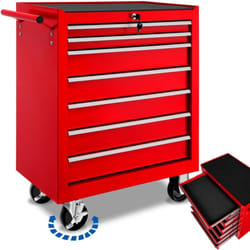 Tectake - Carrello portautensili con 7 cassetti - carrello porta attrezzi, carrello attrezzi, carrello officina