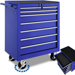 Tectake - Carrello portautensili con 7 cassetti - carrello porta attrezzi, carrello attrezzi, carrello officina