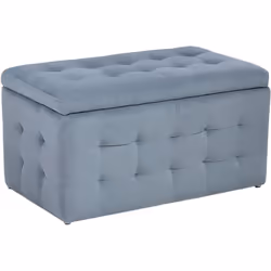 Elegante ottomana in velluto. Perfetto mix tra eleganza e funzionalità, questa ottomana diventerà senza dubbio uno dei tuoi a ...