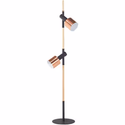 Decorativa lampada da terra. Rinnova ogni stanza con questa splendida lampada da pavimento. Realizzata in durevole legno di a ...