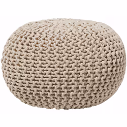 Moderno poggiapiedi sferico. Apri le porte alla classe e all'eleganza con questo prezioso e versatile pouf. Realizzato in sof ...