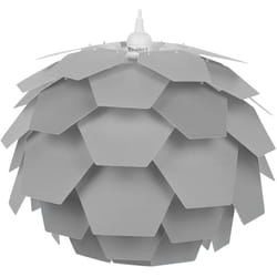Lampadario Moderno Piccolo a Forma di Fiore in Plastica Colore Grigio Segre Mini