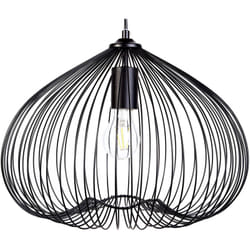 Beliani - Lampadario moderno di design in metallo nero Tordino